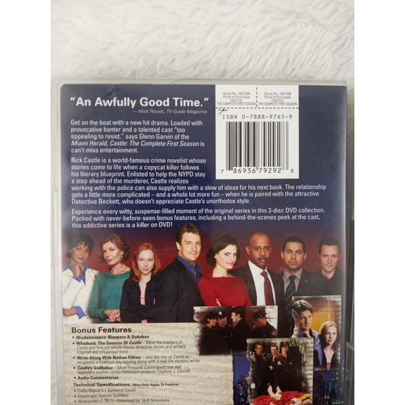 Castle Dvd Complete Set Of Season 1 And 2 - Picture 2 of 7